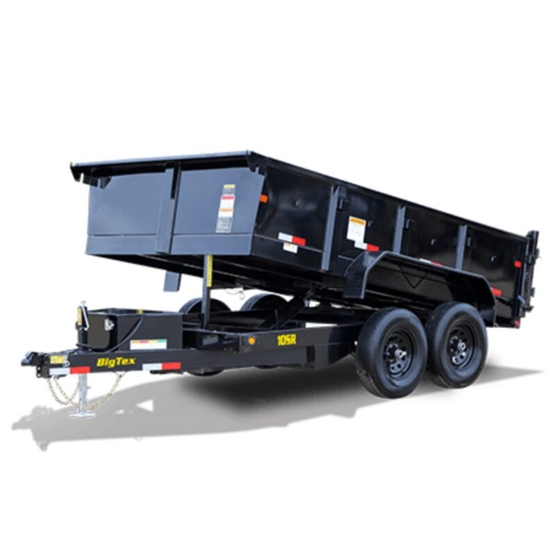 Big Tex Pro Series Tandem Axle Single Ram Dump Trailer | 10SR-12XLBK6SIR