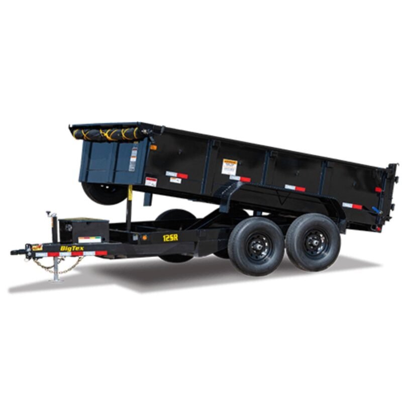 Big Tex Pro Series Tandem Axle Single Ram Dump Trailer | 12SR-12XLBK6SIR