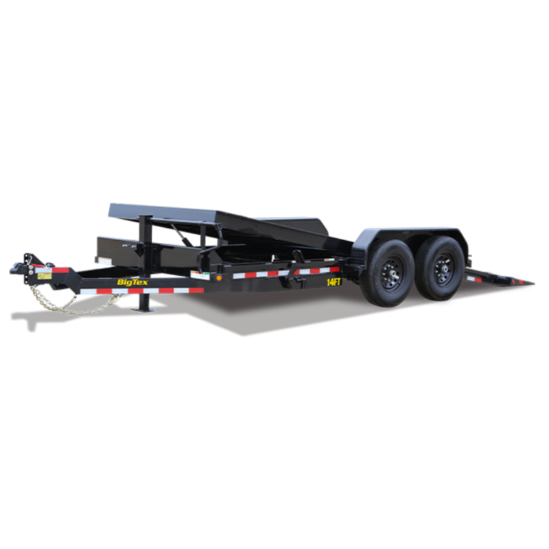 Big Tex Heavy Duty Full Tilt Bed Equipment Trailer | 14FT