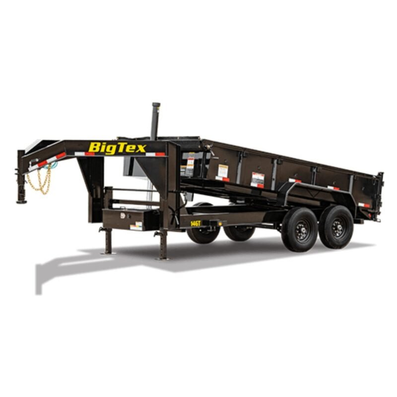 Big Tex Heavy Duty Telescopic Gooseneck Dump Trailer | 14GT