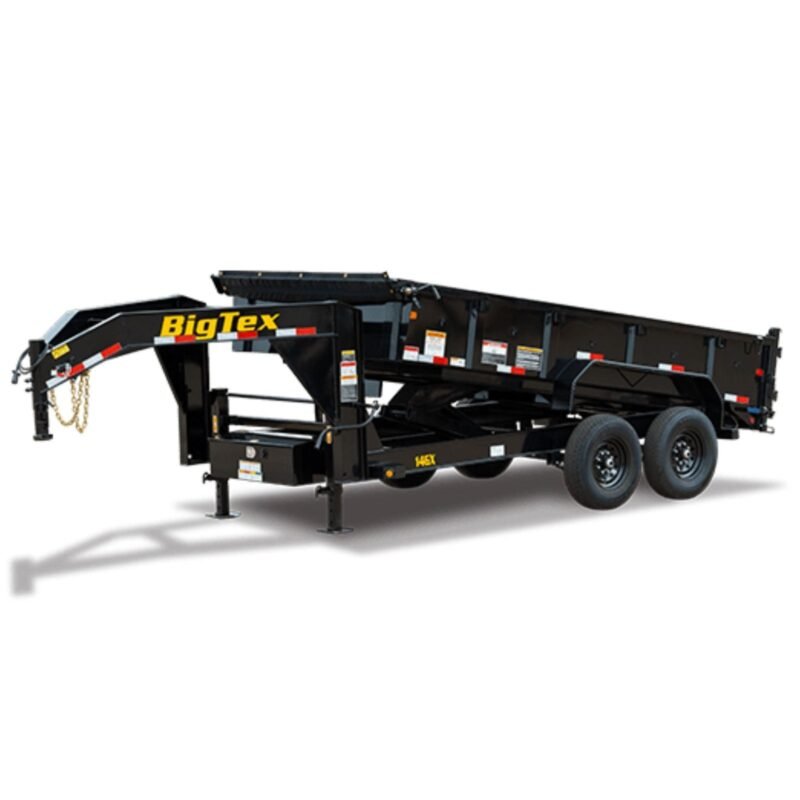 Big Tex Heavy Duty Tandem Axle Gooseneck Dump Trailer | 14GX