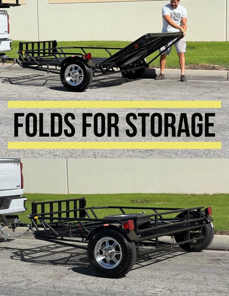 6'x9' Utility Foldable Trailer - Image 2