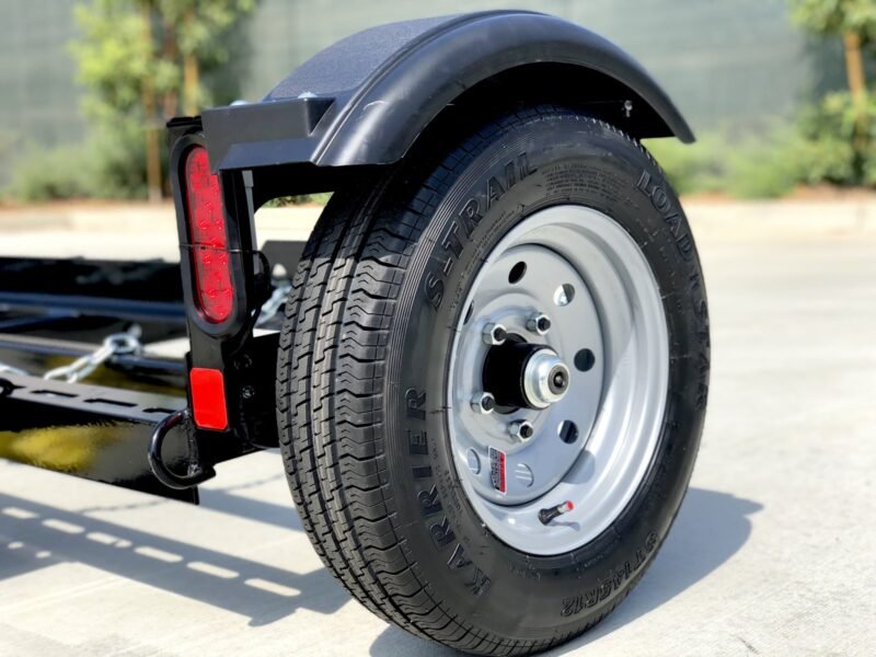 Stand-Up EZ Haul 12" Spare Wheel and Tire